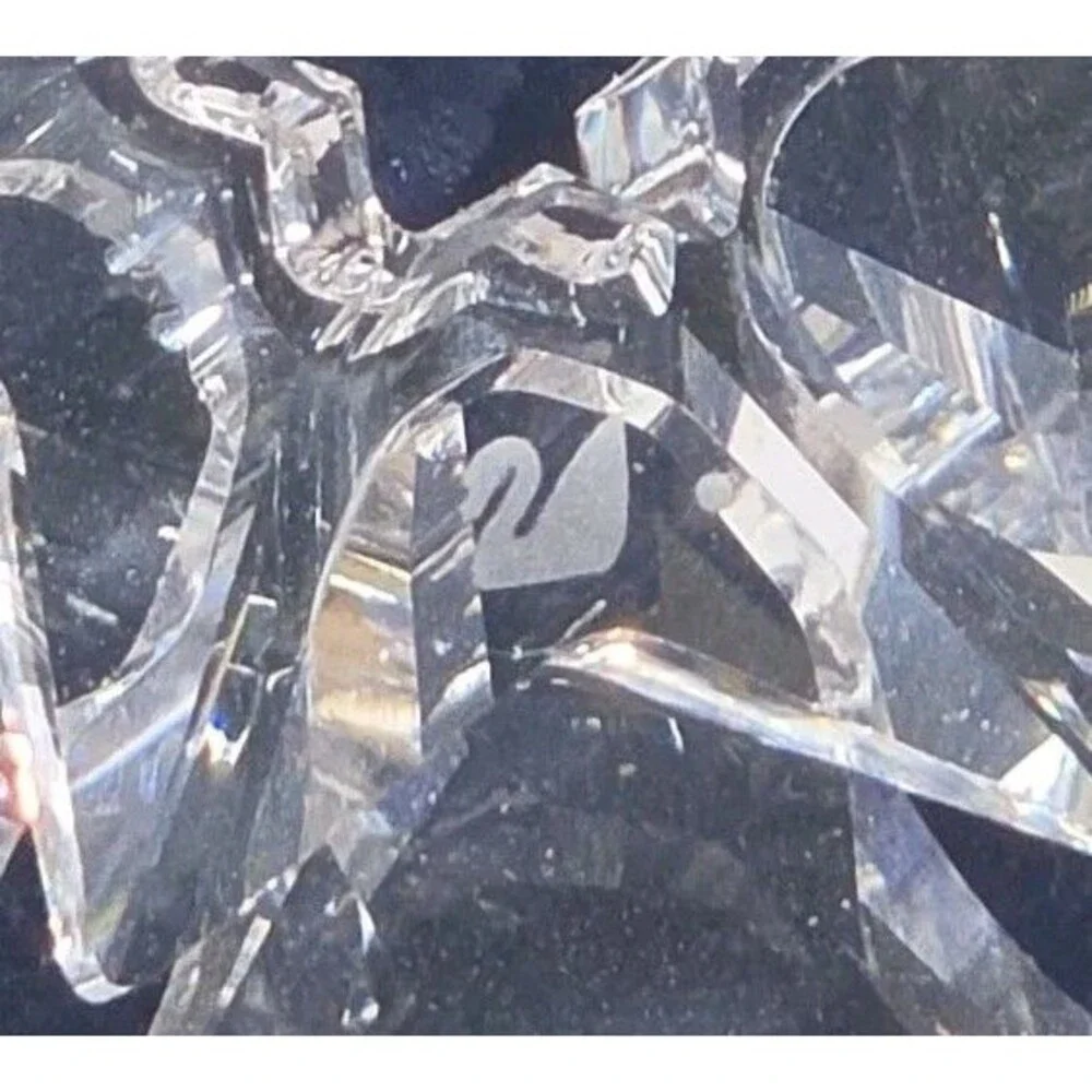 Swarovski Crystal 2000 Annual Christmas Snowflake Star Large Ornament With Box